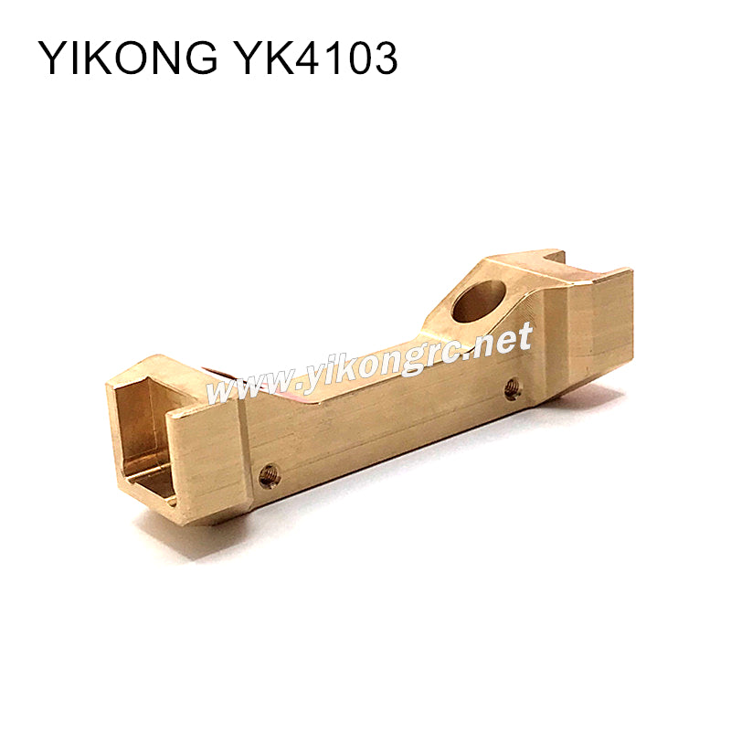 YIKONG YK4103 Upgrade Parts Brass Front Cross Beam Bracket Replacement Model bottom