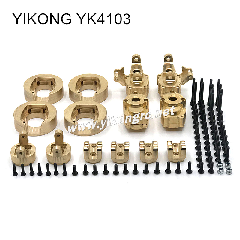 YIKONG YK4103 Upgrade Parts Brass Set front