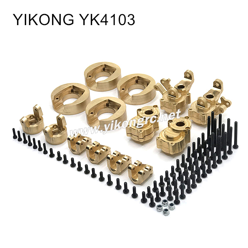 YIKONG YK4103 Upgrade Parts Brass Set left