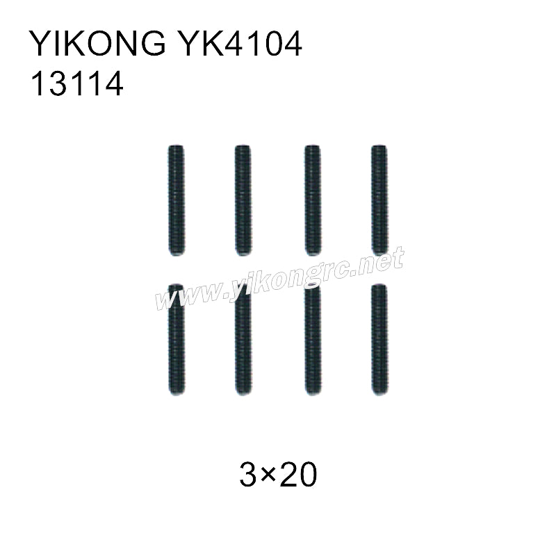 YIKONG YK4104 RC Car Parts Headless Screws(3x20) 13114