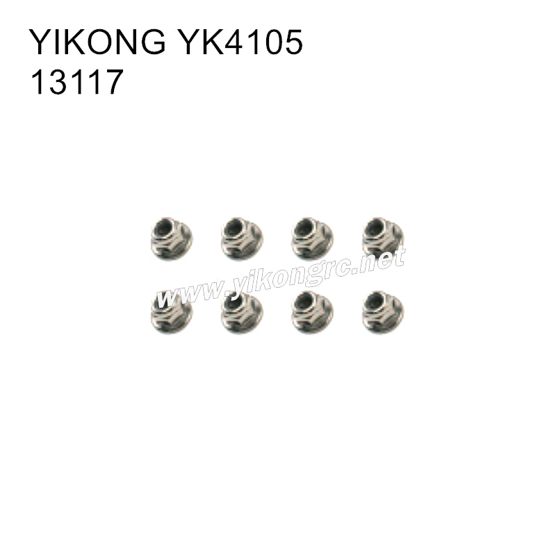 YIKONG YK4105 Parts Flange Lock Nuts(M4) 13117