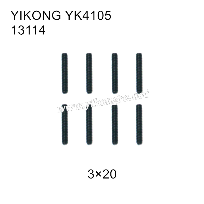 YIKONG YK4105 Parts Headless Screws(3x20) 13114