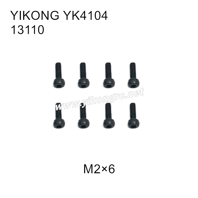 YIKONG YK4105 Parts cap head screws M2x6 13110