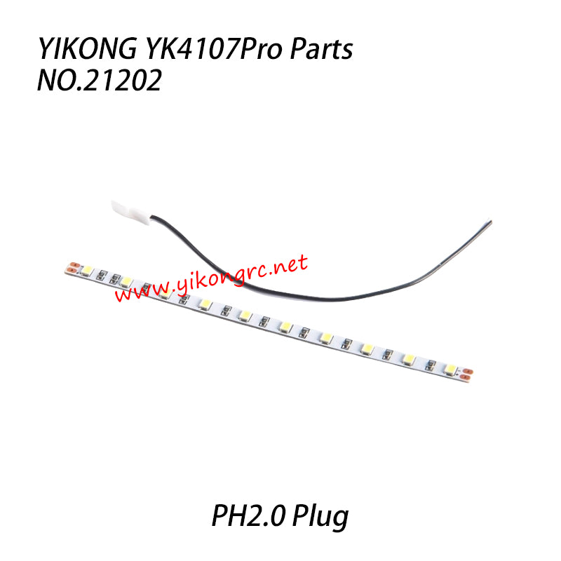 YIKONG YK4107Pro 1/10 RC Car Parts Roof Light Board(Ph2.0 Plug) 21202