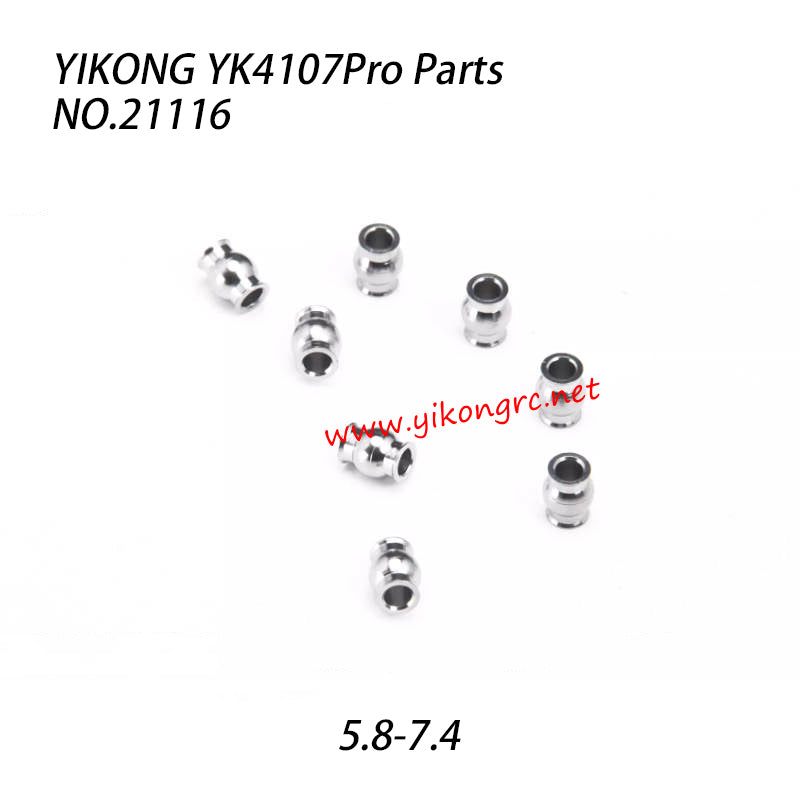 YIKONG YK4107Pro RC Car Parts Ball Head (5.8-7.4) 21116