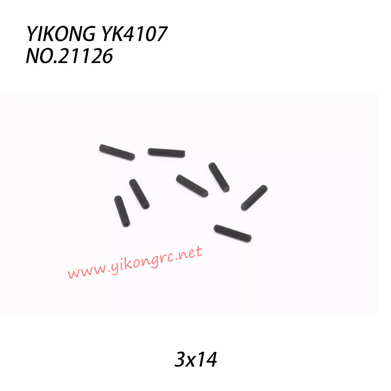 YIKONG YK4107 Parts Machine Screw 3x14 21126