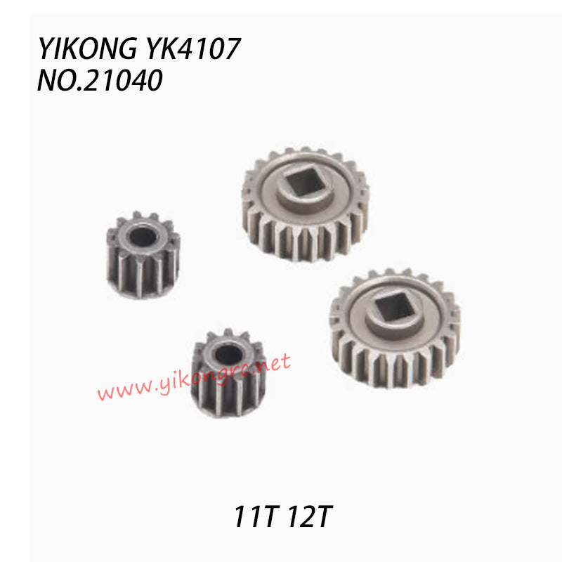 YIKONG YK4107 Parts Portal Axle Gear 11t 12t 21040