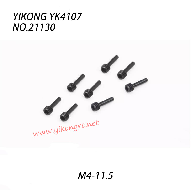 YIKONG YK4107 Parts Screw Shaft M4-11.5 21130