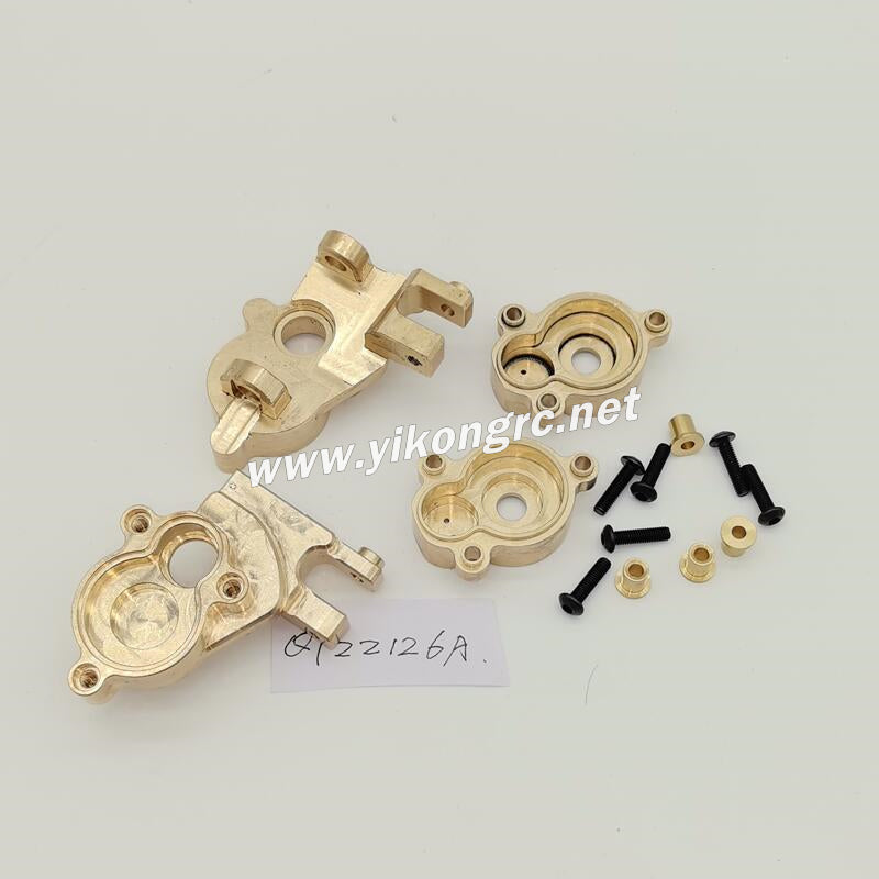 YIKONG YK4107 RC Car Upgrade Parts Brass Front Steering Cup Gear Cover QT22126A