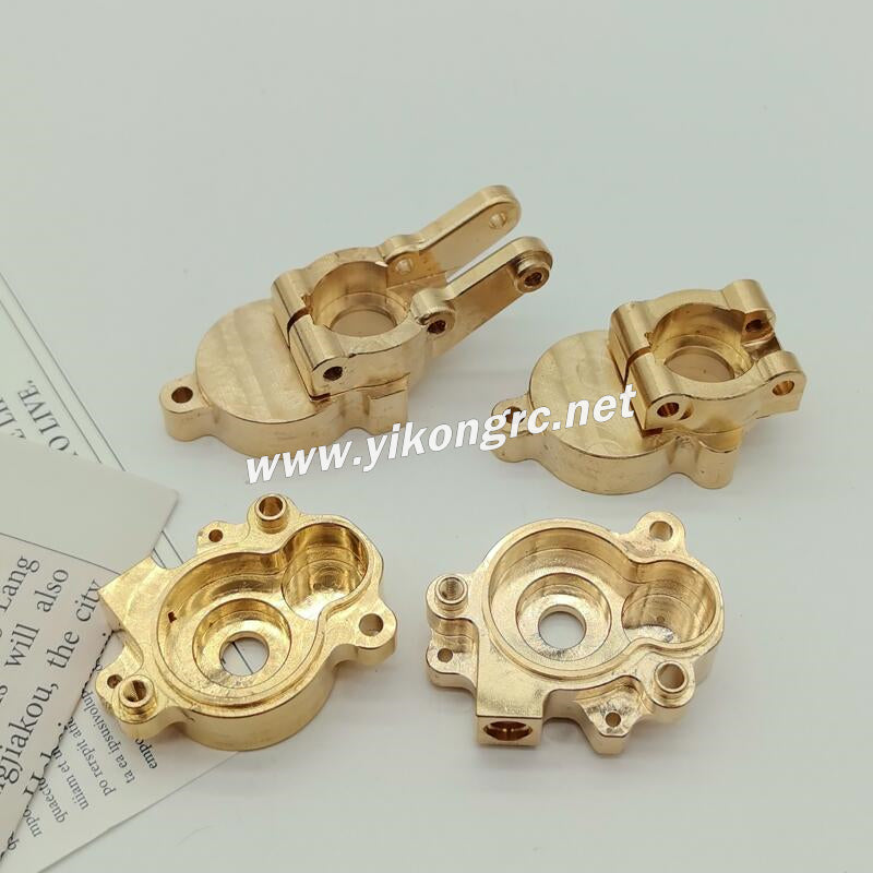 YIKONG YK4107 RC Car Upgrade Parts Brass Rear Axle Cup Gear Cover QT22126B