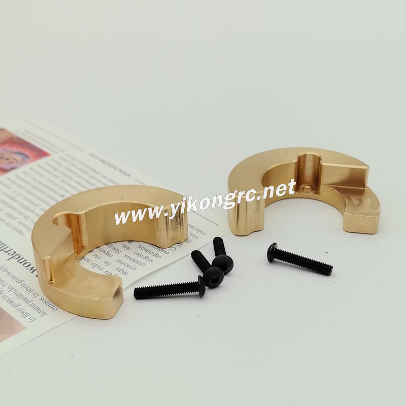 YIKONG YK4107 RC Car Upgrade Parts Brass Rear Wheel Weights QT22126D