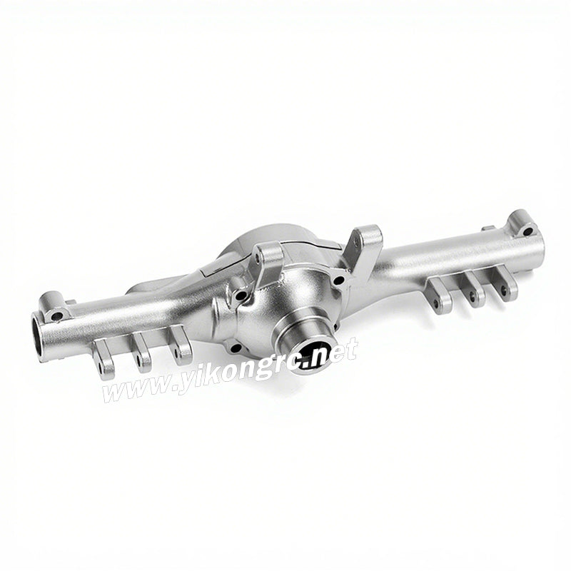 YIKONG YK4107 RC Car Upgrade Parts Metal Rear Axle Shell QT22142A silver 1pcs