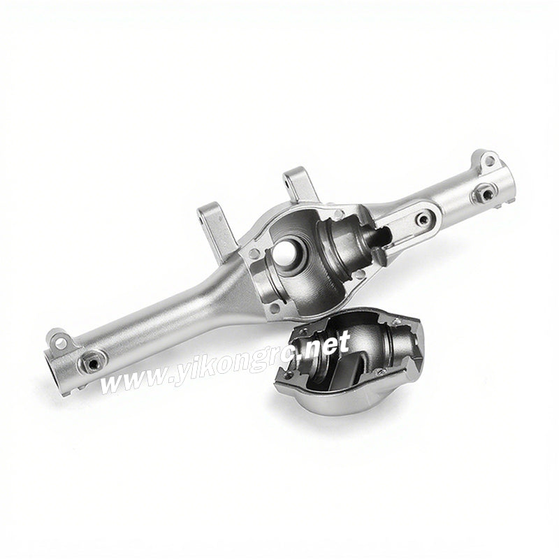 YIKONG YK4107 RC Car Upgrade Parts Metal Rear Axle Shell QT22142A silver split
