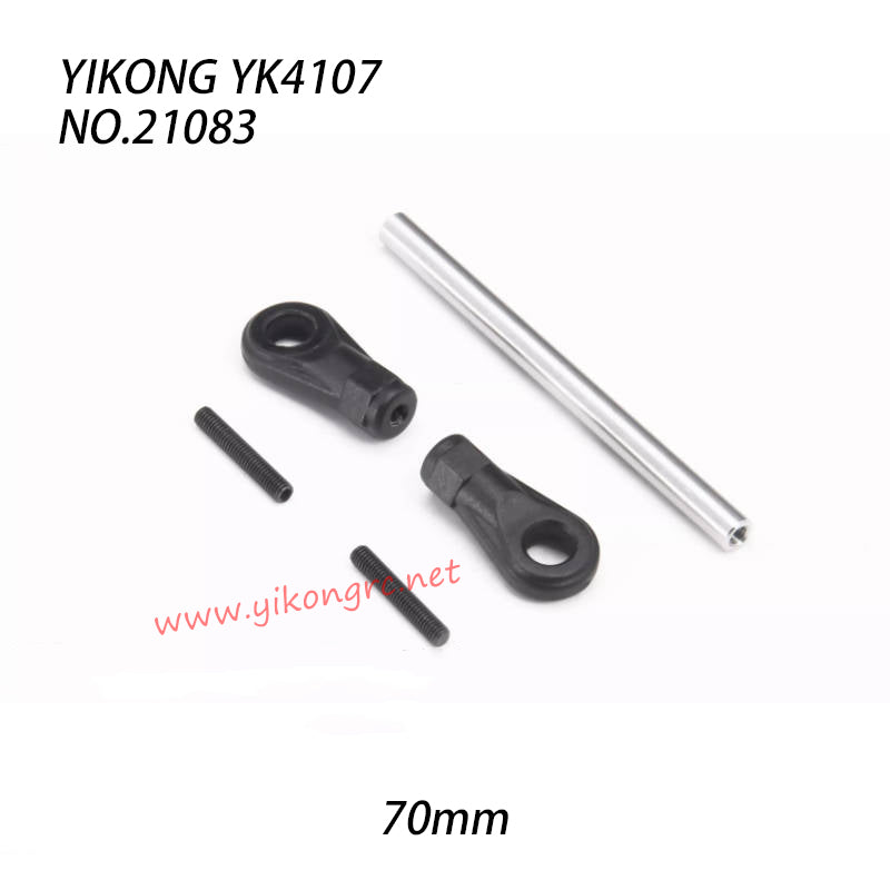 YIKONG YK4107 RC Crawler Parts Upper Pull Rod 70mm 21083