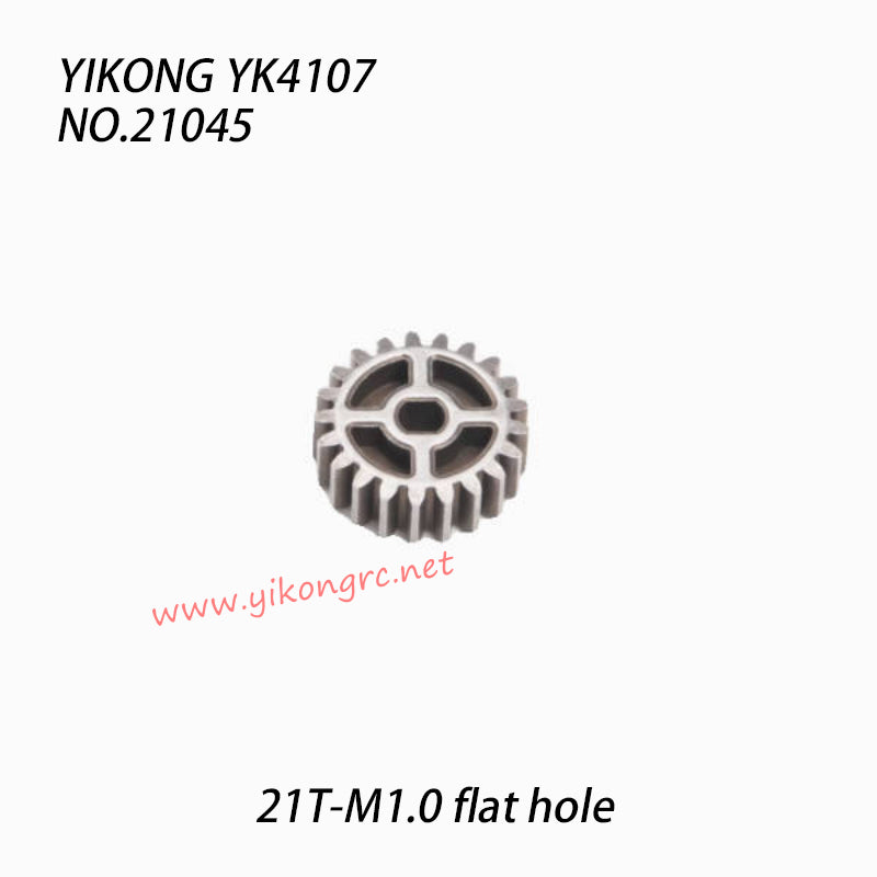 YIKONG YK4107 RC Crawler Parts Wave Box Gear 21T-M1.0 Flat Hole 21045