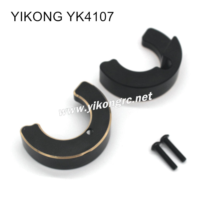 YIKONG YK4107 RC Crawler Upgrade Parts Brass Rear Axle Weight Block