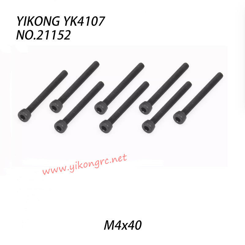 YIKONG YK4107 RC Truck Parts Cup Head Socket Head Screw M4x40 21152