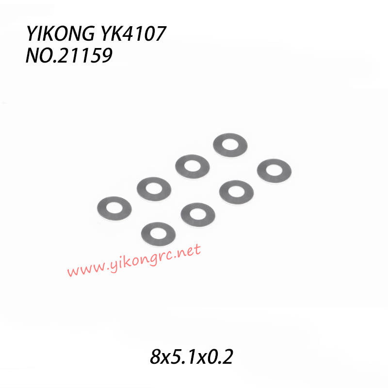 YIKONG YK4107 RC Truck Parts Gasket 8x5.1x0.2 21159