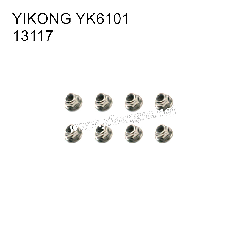 YIKONG YK6101 Parts flange lock nuts 13117