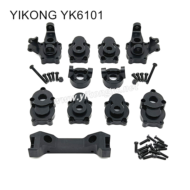 YIKONG YK6101 Upgrade Parts Aluminium Set black