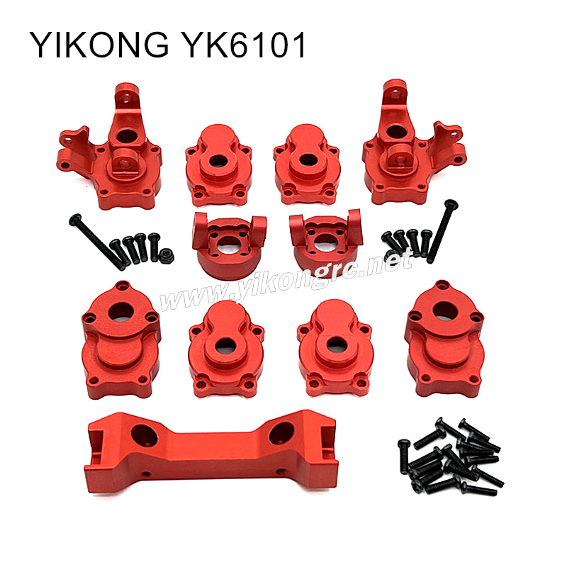 YIKONG YK6101 Upgrade Parts Aluminium Set red