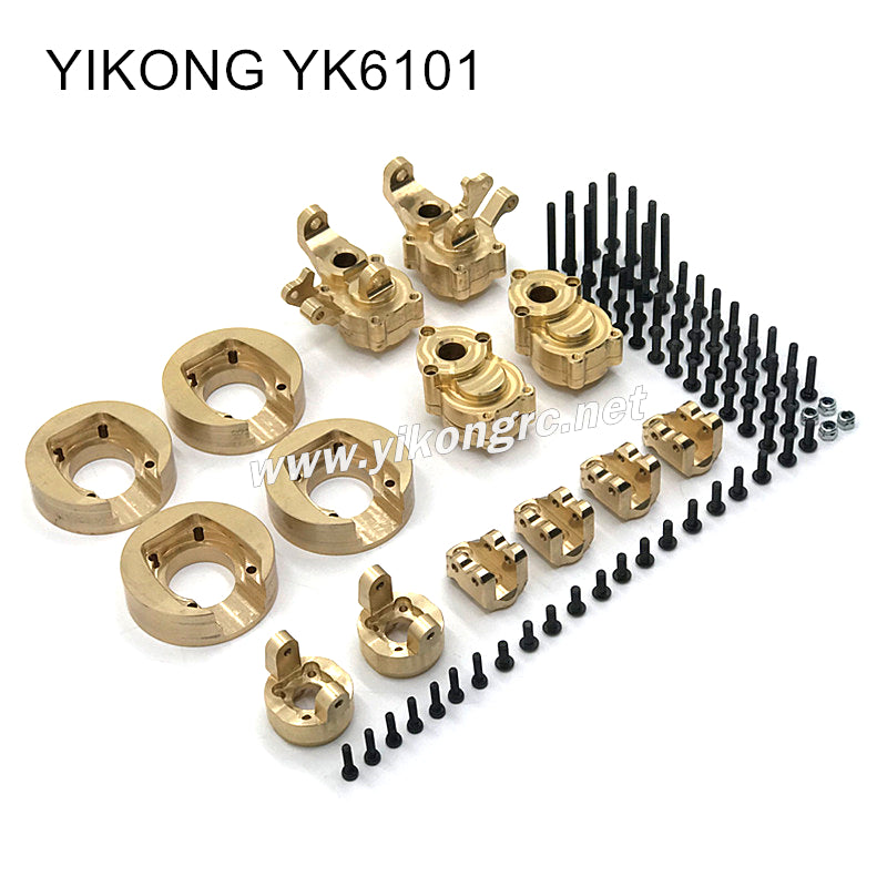 YIKONG YK6101 Upgrade Parts Brass Set left