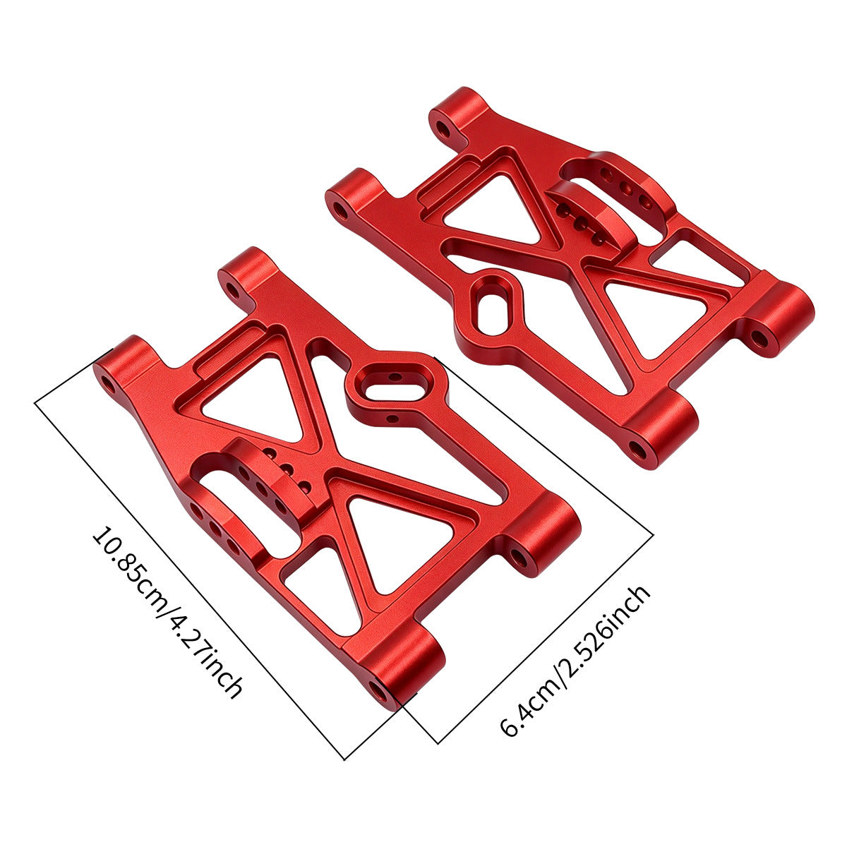 YIKONG YK7081 RC Truck Upgrade Parts Rear Lower Swing Arm size