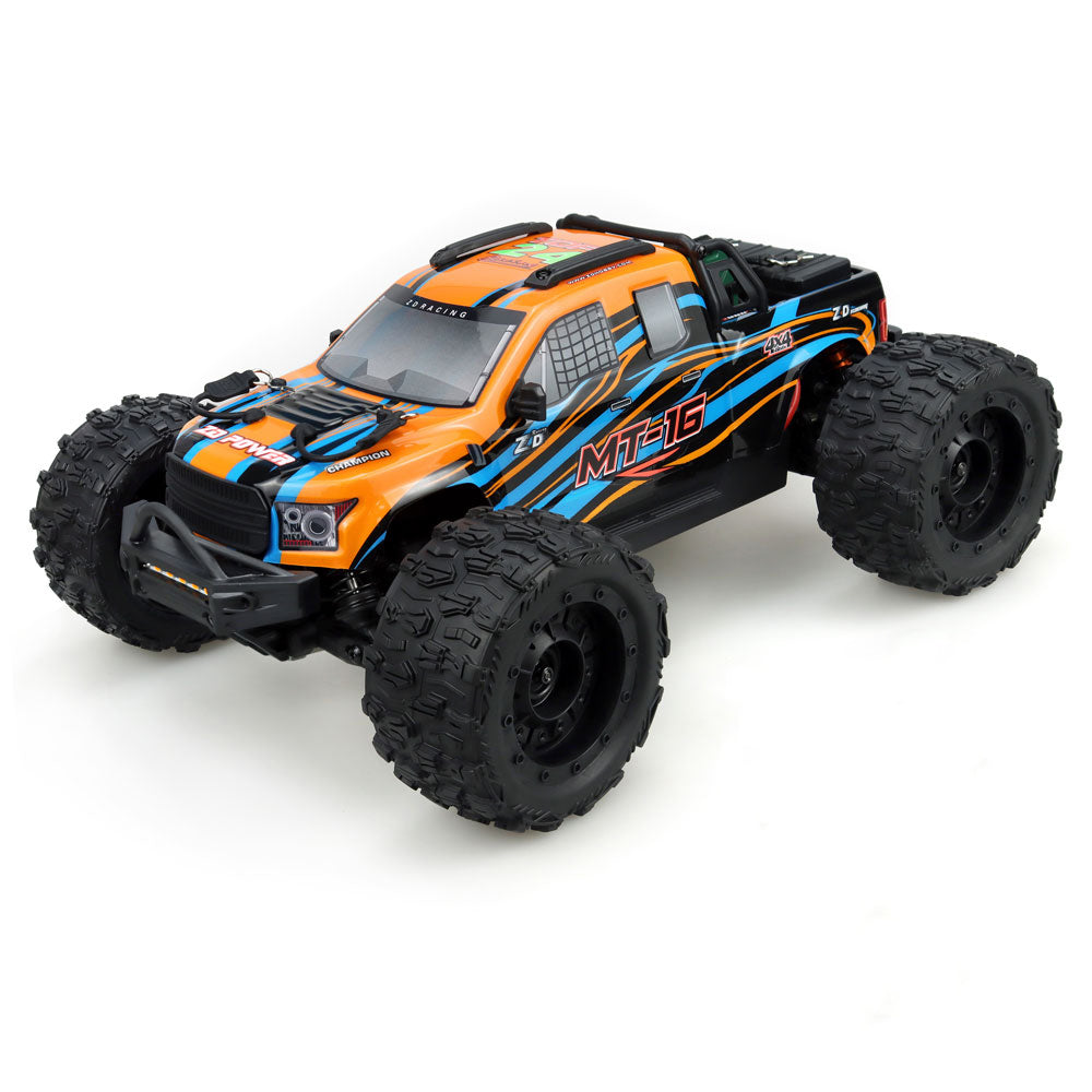 ZD RACING MT16 1/16 Brushless RC Monster Truck Orange