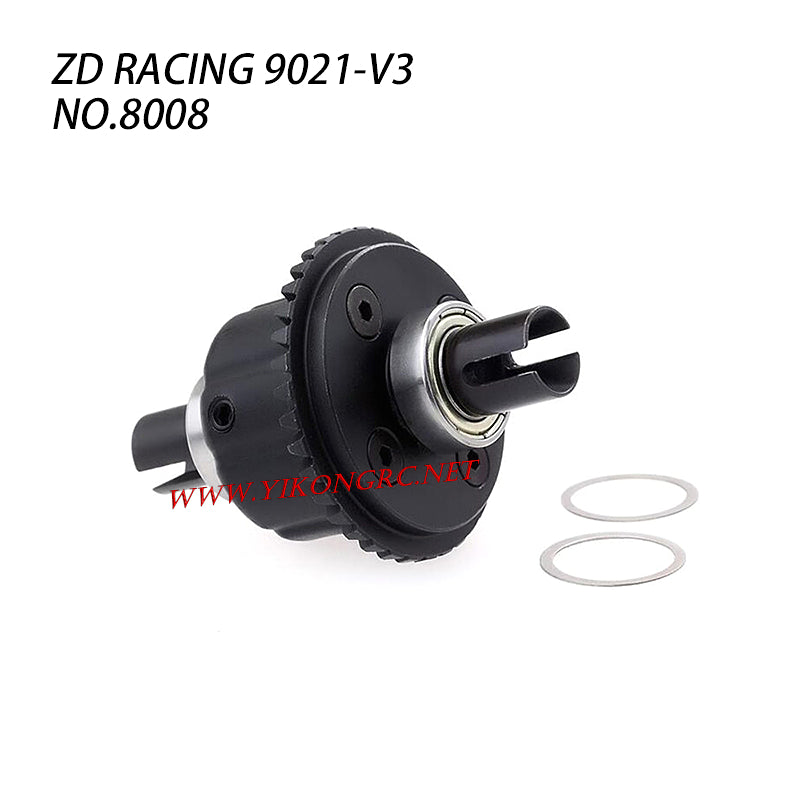 ZD RACING 9021-V3 Parts Differential CNC 8008