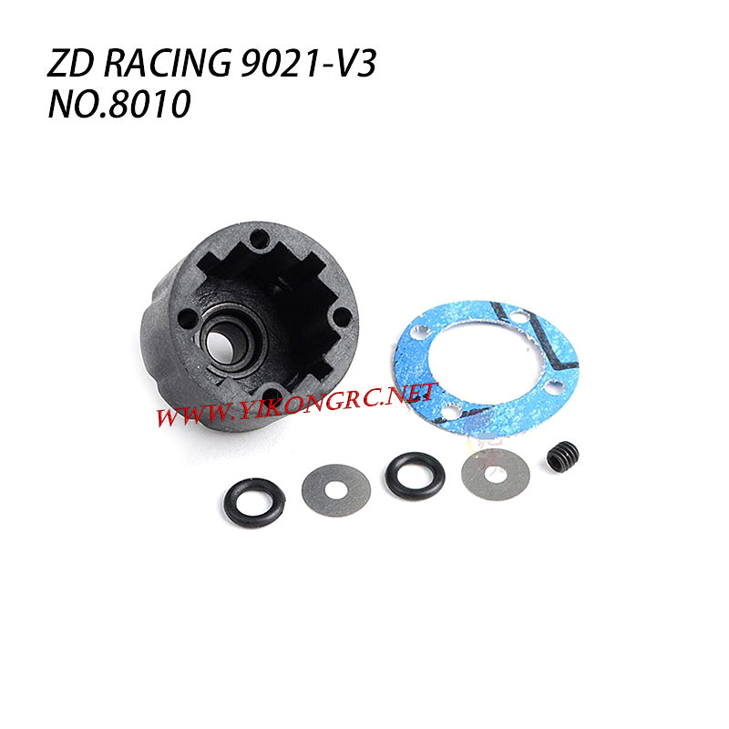 ZD RACING 9021-V3 Parts Differential Case 8010 bottom