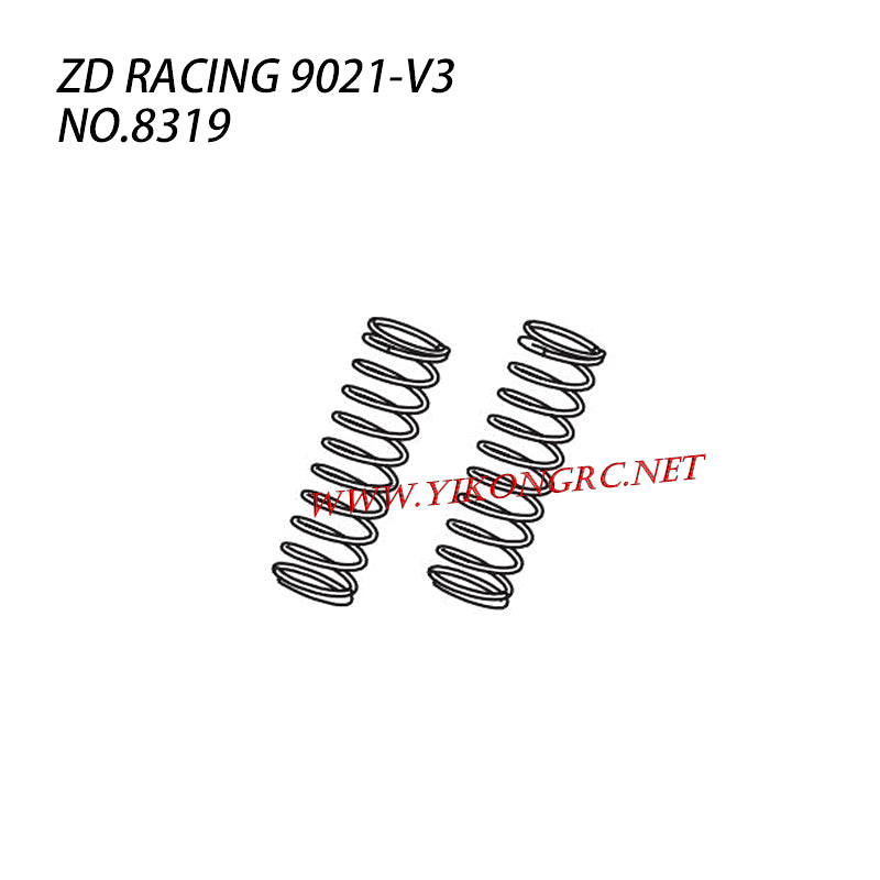 ZD RACING 9021-V3 Parts Front Shock Absorber Springs 8319