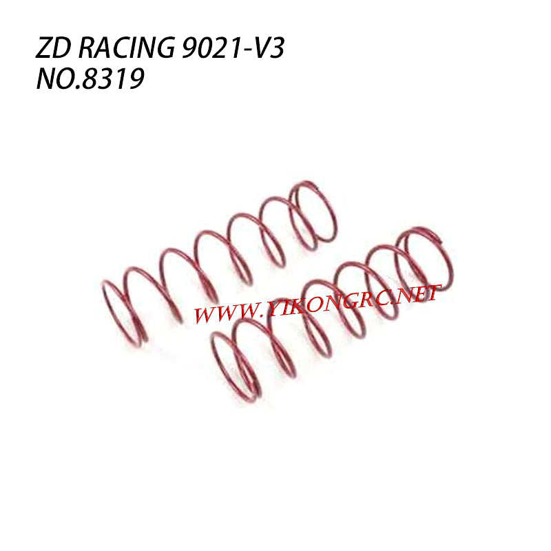 ZD RACING 9021-V3 Parts Front Shock Absorber Springs 8319