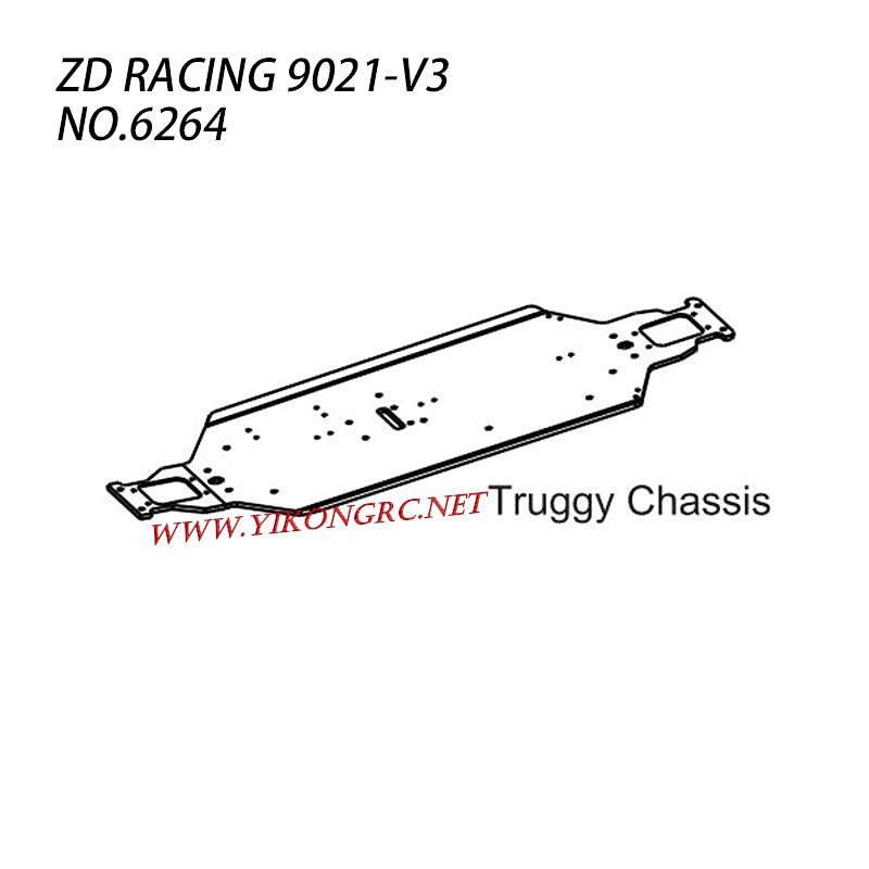 ZD RACING 9021-V3 Parts Truggy Chassis 6264