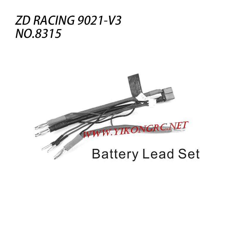ZD RACING 9021-V3 Parts Upgrade Battery Lead Set 8315