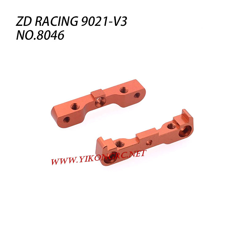 ZD RACING 9021-V3 RC Car Parts Upgrade Front Lower Suspension Bracket Mounts CNC 8046