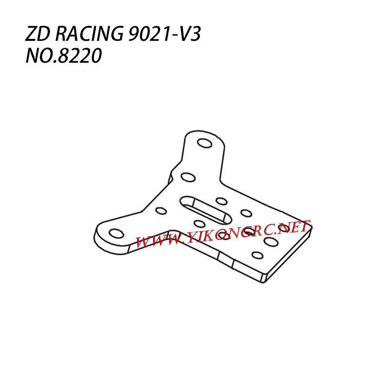 ZD RACING 9021-V3 RC Vehicle Parts Front Upper Plate CNC Machined