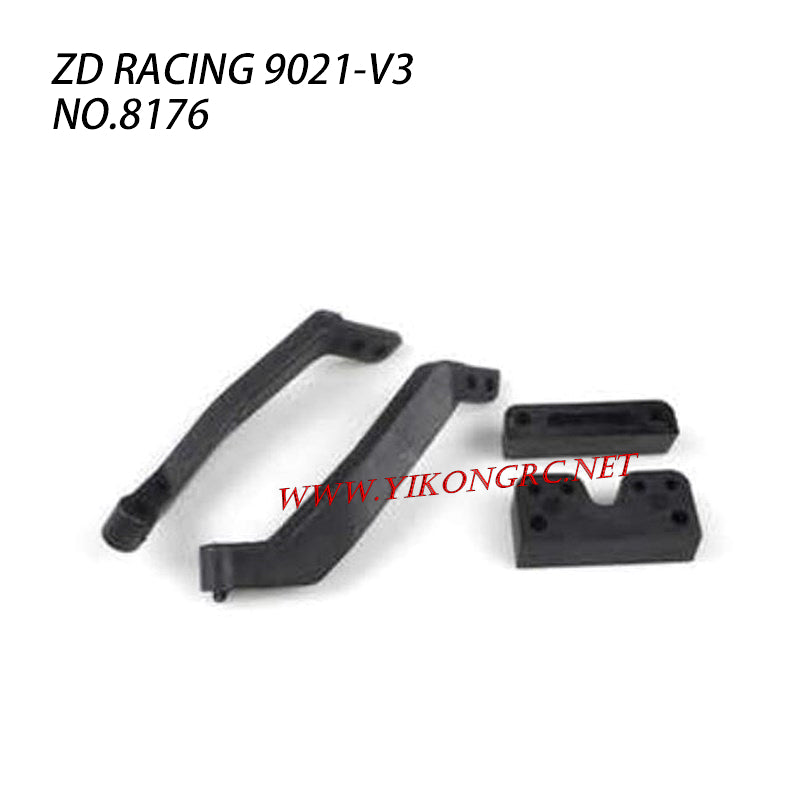 ZD RACING 9021-V3 RC Vehicle Parts Rear Chassis Brace Front and Rear Suspension Pads 8176