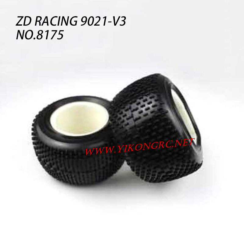 ZD RACING 9021-V3 RC Vehicle Parts Truggy Tires With Sponges 8175