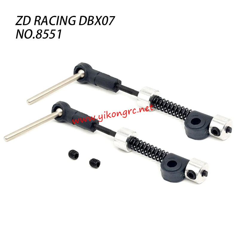 ZD RACING DBX-07 Parts Brake Rods and Throttle Rods 8551