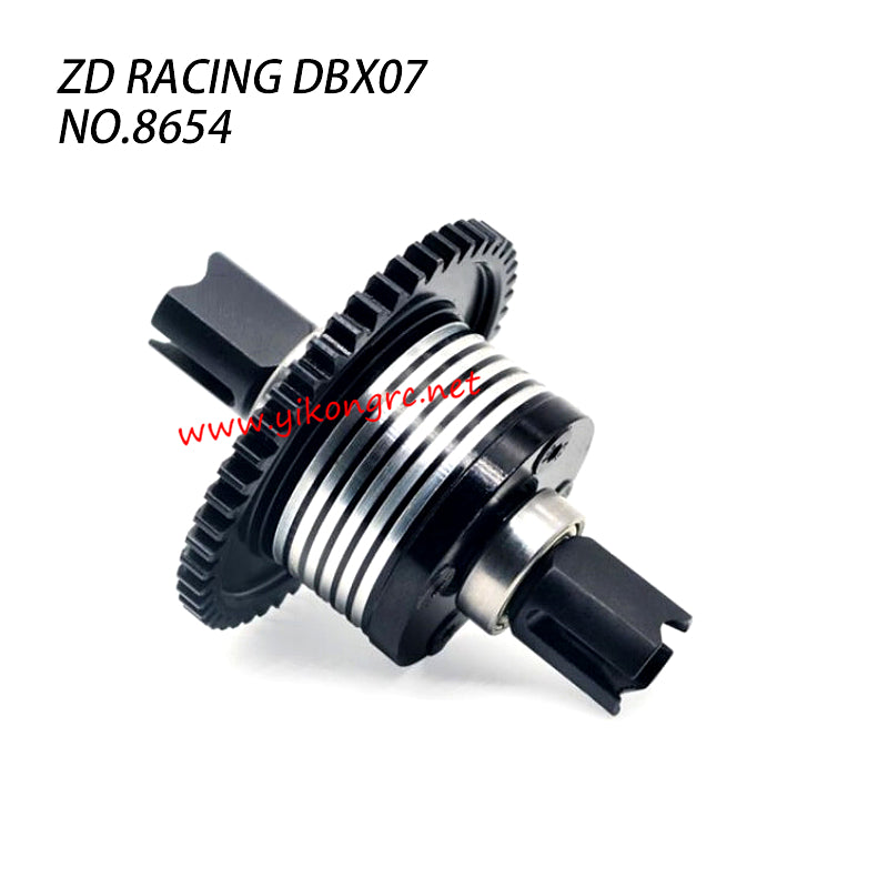 ZD RACING DBX-07 Parts Center Differential Gear Set 8654 front