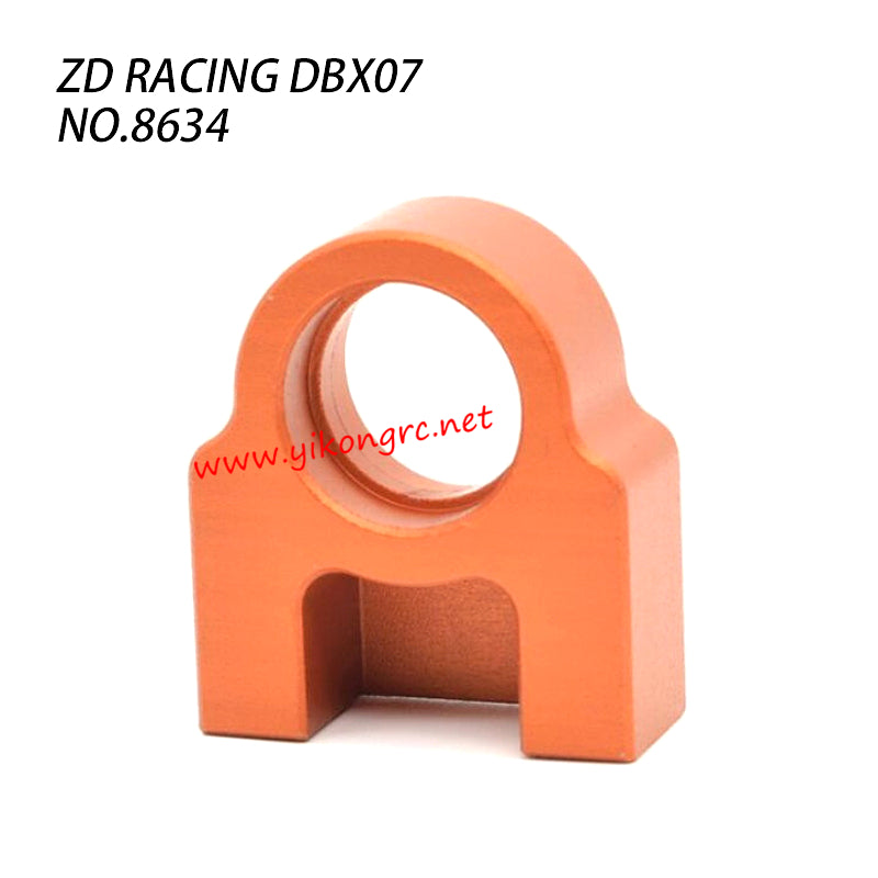 ZD RACING DBX-07 Parts Center Drive Shaft Bearing Mount 8634 orange