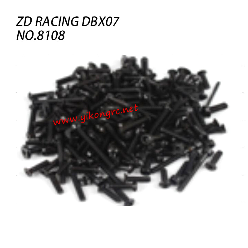 ZD RACING DBX-07 Parts Complete Screws 8108
