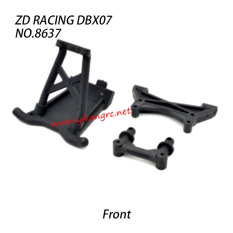 ZD RACING DBX-07 Parts Front Bumper Body Post Set 8637