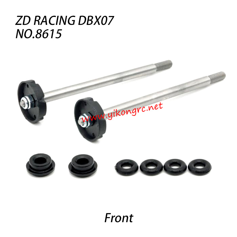 ZD RACING DBX-07 Parts Front Shock Absorbers Shafts front
