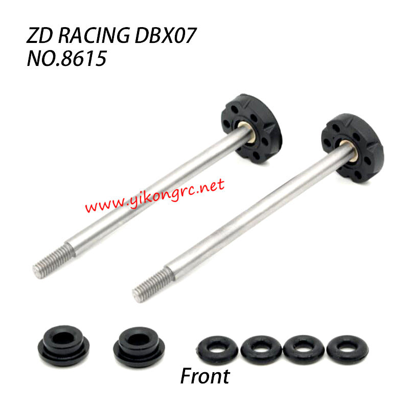 ZD RACING DBX-07 Parts Front Shock Absorbers Shafts rear