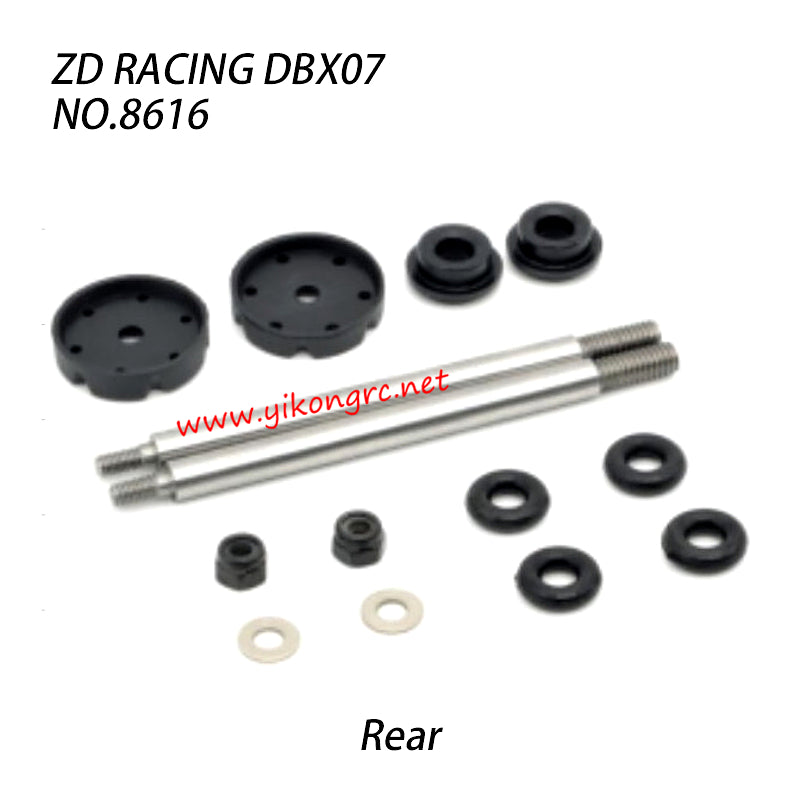 ZD RACING DBX-07 Parts Rear Shock Absorbers Shafts