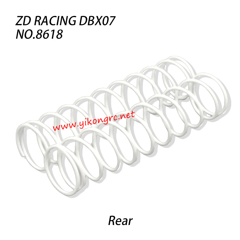 ZD RACING DBX-07 Parts Rear Shock Absorbers Springs 8618