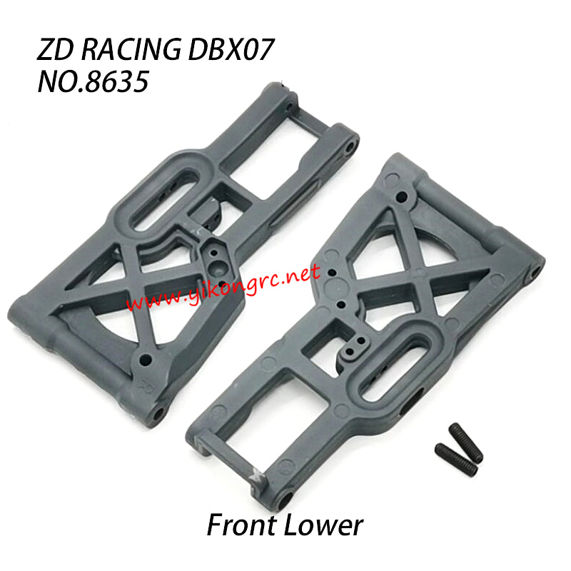 ZD RACING DBX-07 Parts Reinforced Front Lower Arm 8635