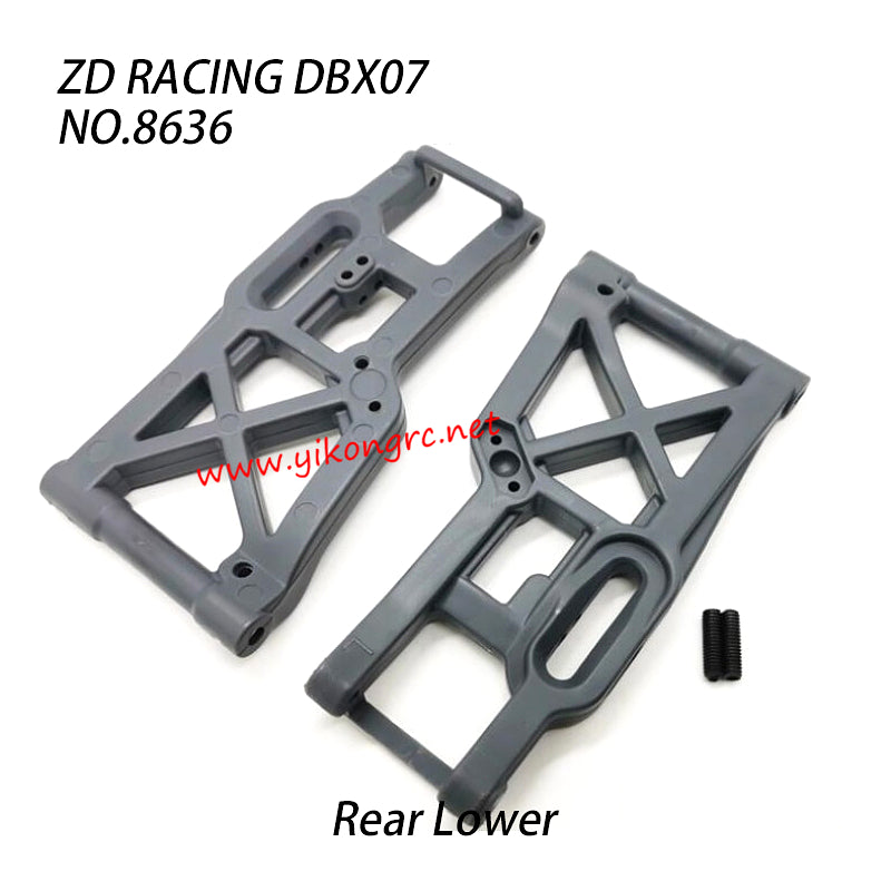 ZD RACING DBX-07 Parts Reinforced Rear Lower Arm 8636