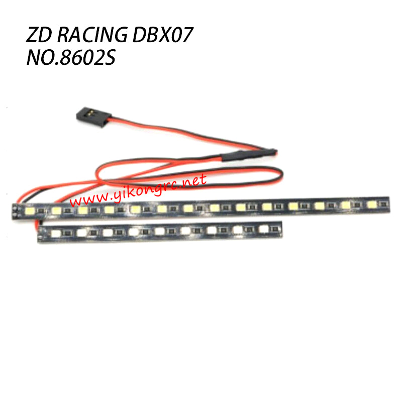 ZD RACING DBX-07 Upgrade Parts Tail Light 8602S